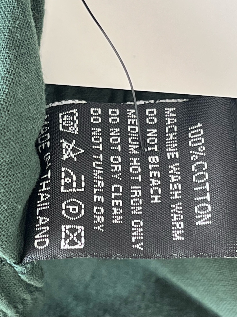 Thaluta Maxi Skirt Alaina Hunter Green NEW one size boho organic cotton - Picture 14 of 15